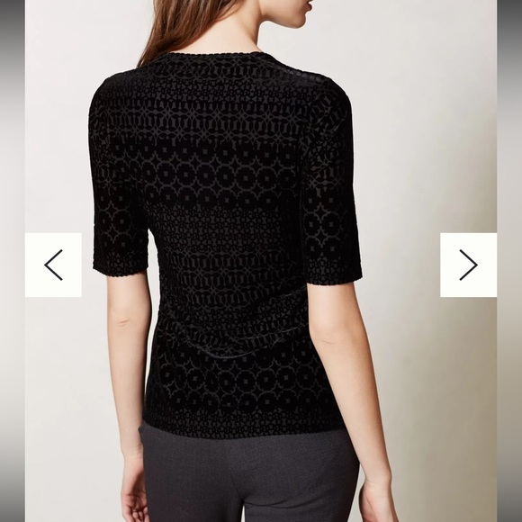 Meadow Rue Continental Peplum Top - Picture 3 of 10